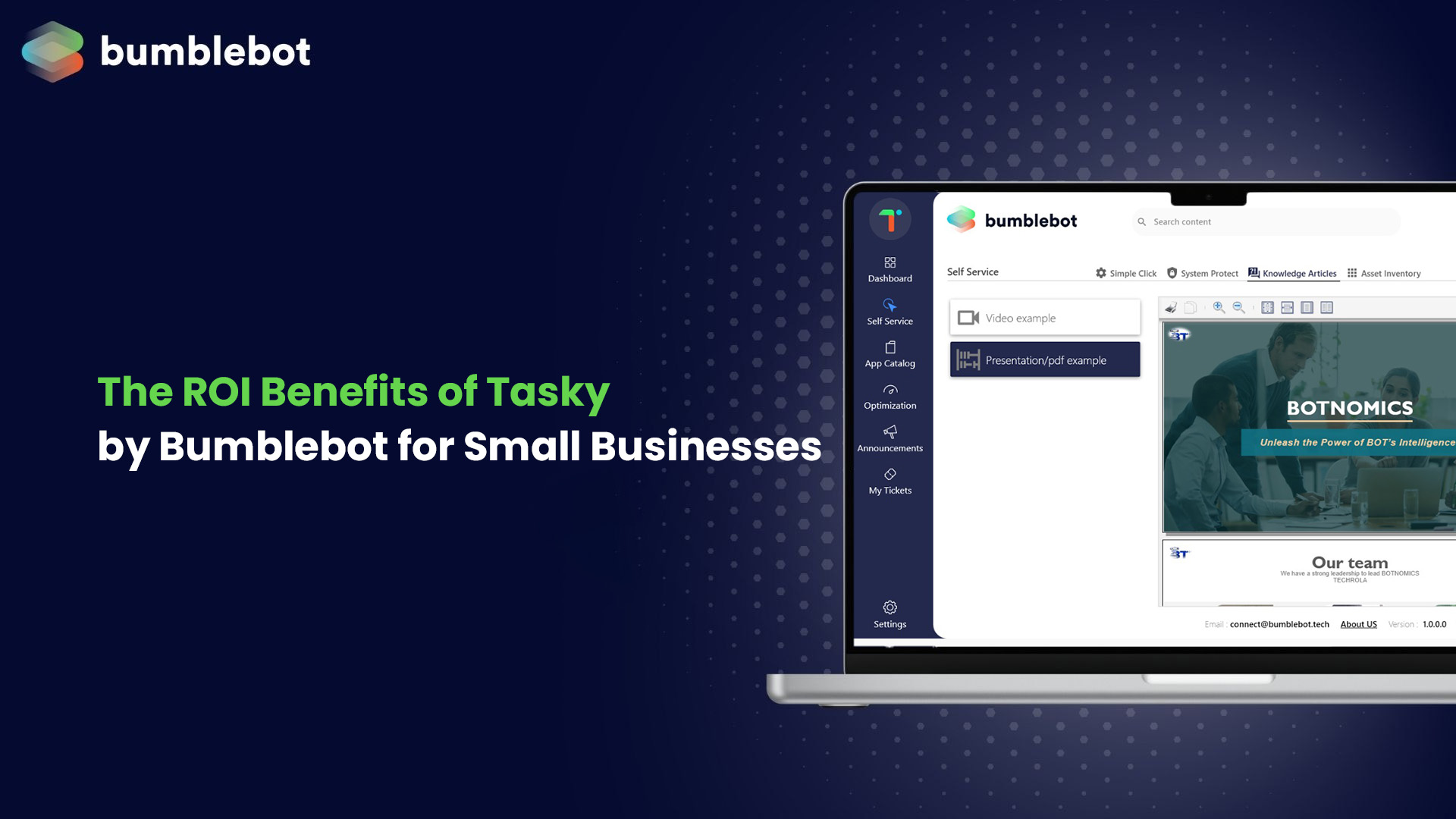 The ROI Benefits of Tasky by Bumblebot for Small Businesses